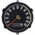 1967-68 Mustang Speedometer Gauges W/O trip, Black 120 Mph